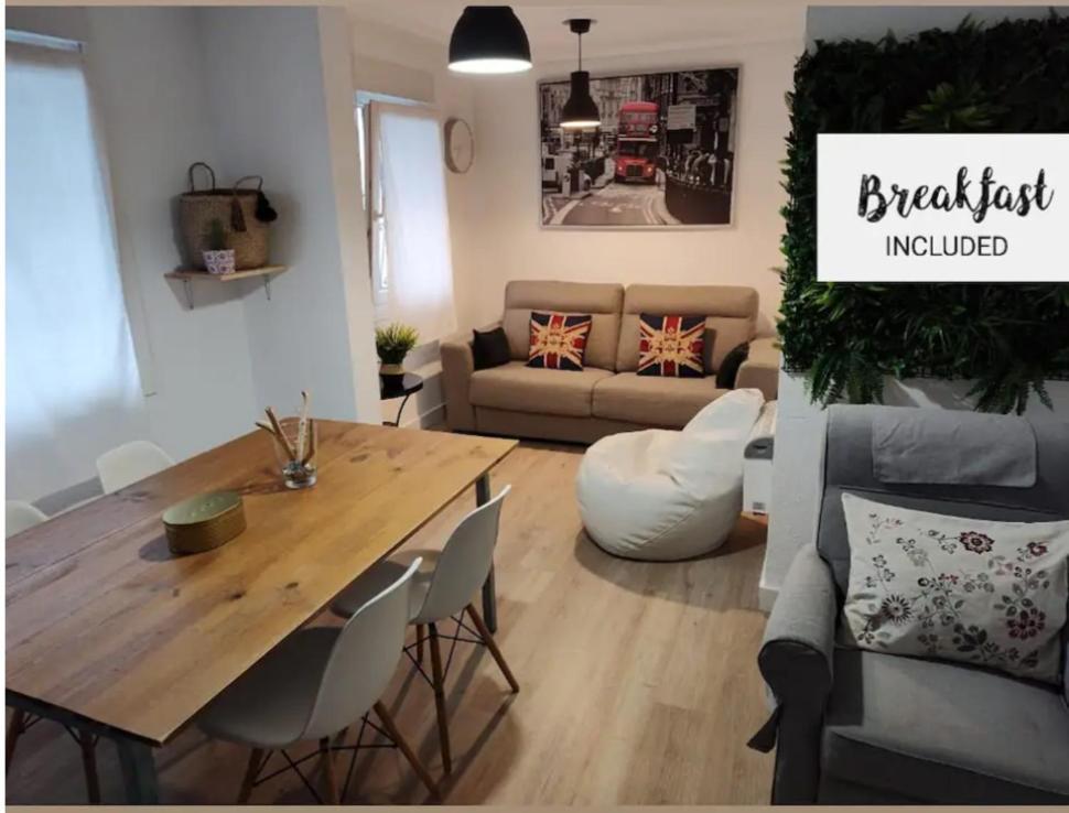 Apartamento Entero Con Desayuno Incluido Y Parking Gratuito, A 3 Km De Playa Con Aire Acondicionado Muskiz Exterior photo